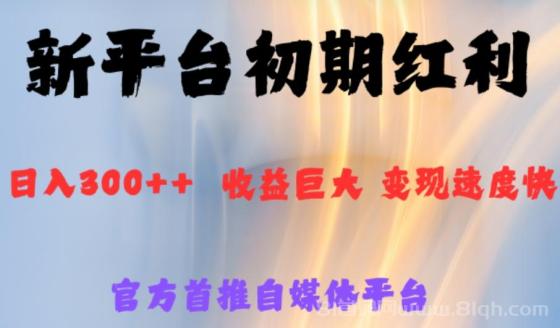 全新新短视频平台，巨头之作，想吃初期红利的速度