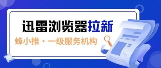 蜂小推，机不可失！迅雷浏览器推广：助你开启多元收入新大门