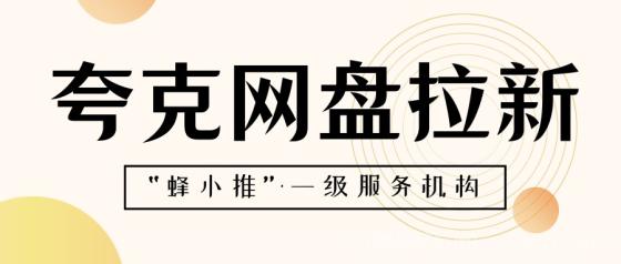 蜂小推：如何玩转夸克网盘推广？用户增长转化的全链路策略公开