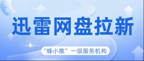 蜂小推，救命神器！迅雷网盘推广渠道授权终于被我找到了！