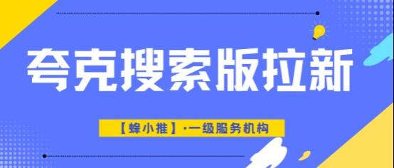 蜂小推，夸克搜索版推广的秘密：摸透用户心思副业稳了