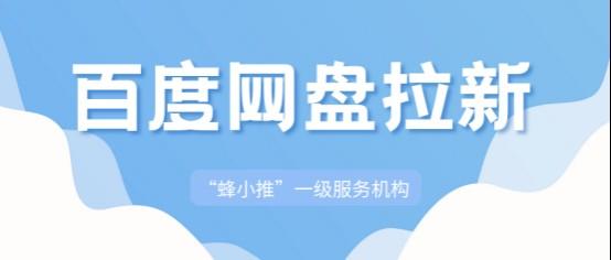 蜂小推：还在佛系拉新？百度网盘推广这些招数必须安排