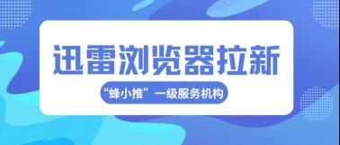 蜂小推，别错过！用这招做迅雷浏览器推广，收益轻松涨