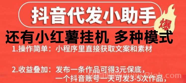 抖喑小红薯挂机挣钱:赛扬有米种草模式,轻松赚钱日入50元,多平台任务一键代发