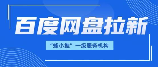 蜂小推，懒人副业推荐：百度网盘拉新，开启“零压力”增收新路径