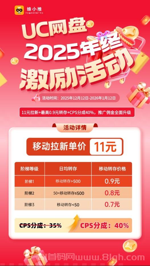 【蜂小推】每天40分钟!UC网盘推广碎片化操作指南,收益不间断