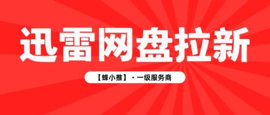 【蜂小推】精准资源包火力全开：助力迅雷网盘拉新一路狂飙！
