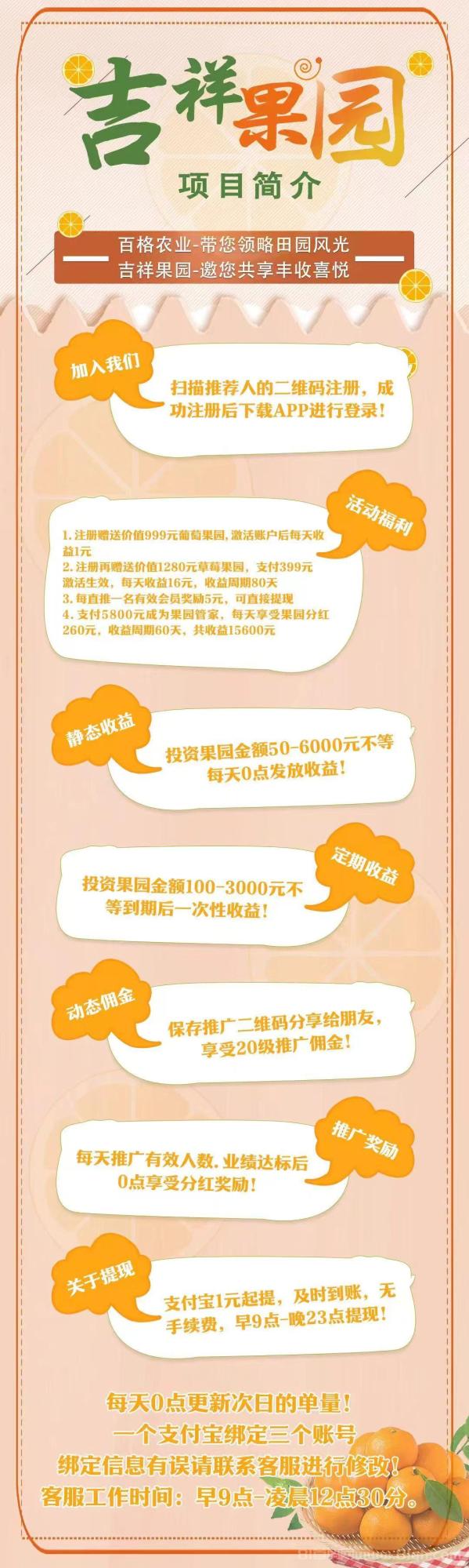 吉祥果园-每天收180—40天收7200