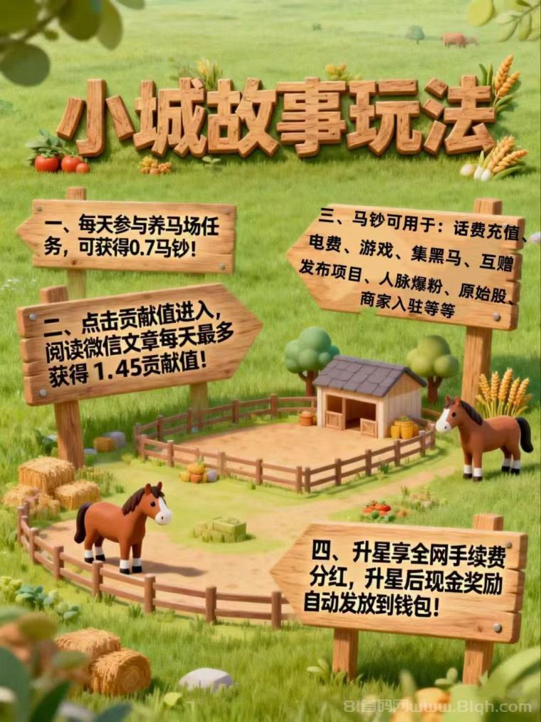 小城故事首码app内测启动:0撸牛鼻制度先机公司做实事,每日6个广告领0.7马钞连续30天再奖5张