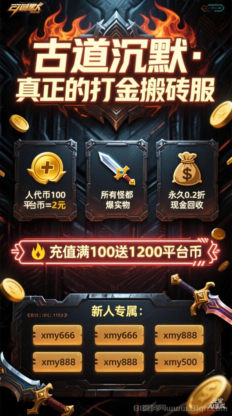 古道沉默 真正的打金搬砖服