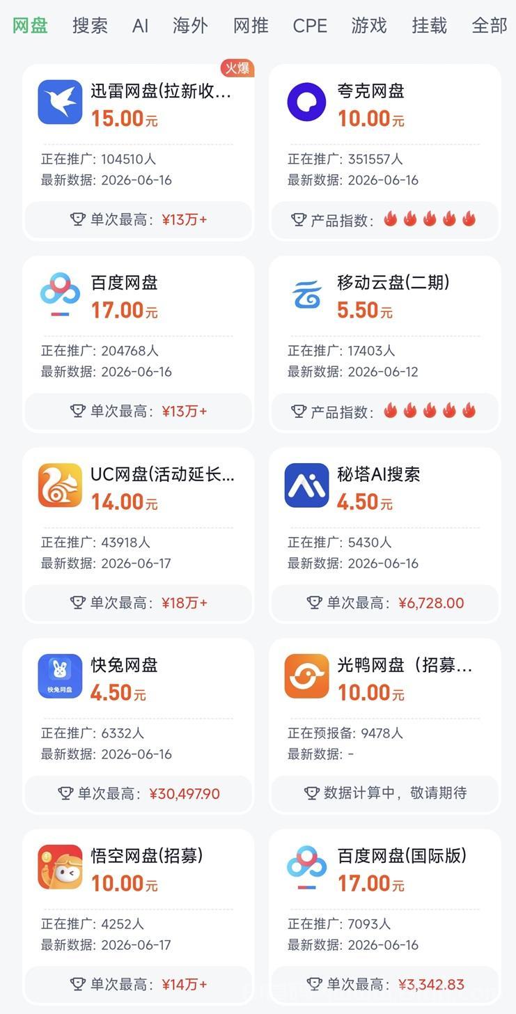 任推邦注册邀请码979340，任推邦一级注册邀请码，网盘拉新单价置顶不扣量！