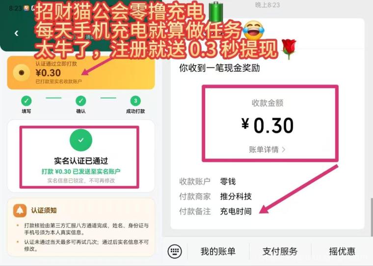 太牛了，充电时间零撸天花板，注册就送 0.3 米，秒到v，抓紧上车！